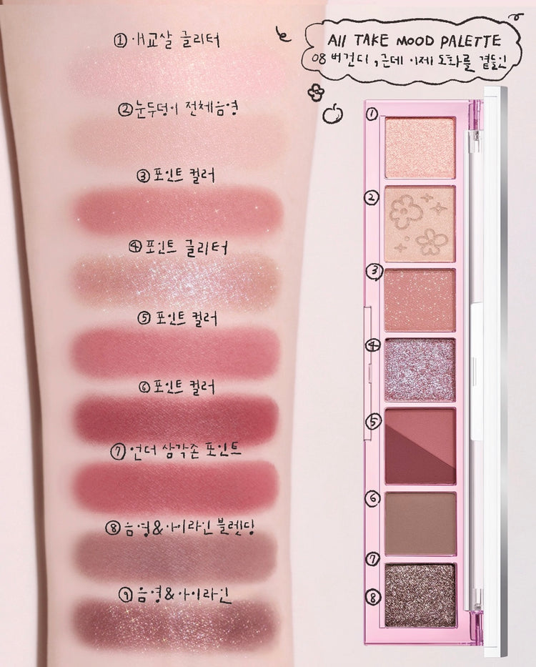 [眼影] PERIPERA全新升級版 All Take Mood Palette