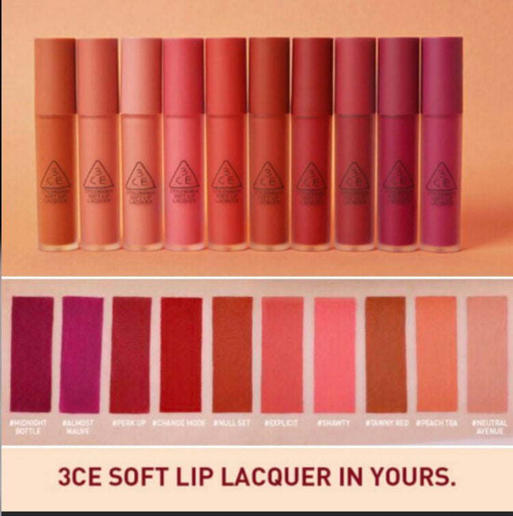 [唇釉] 3CE Soft Lip Lacquer