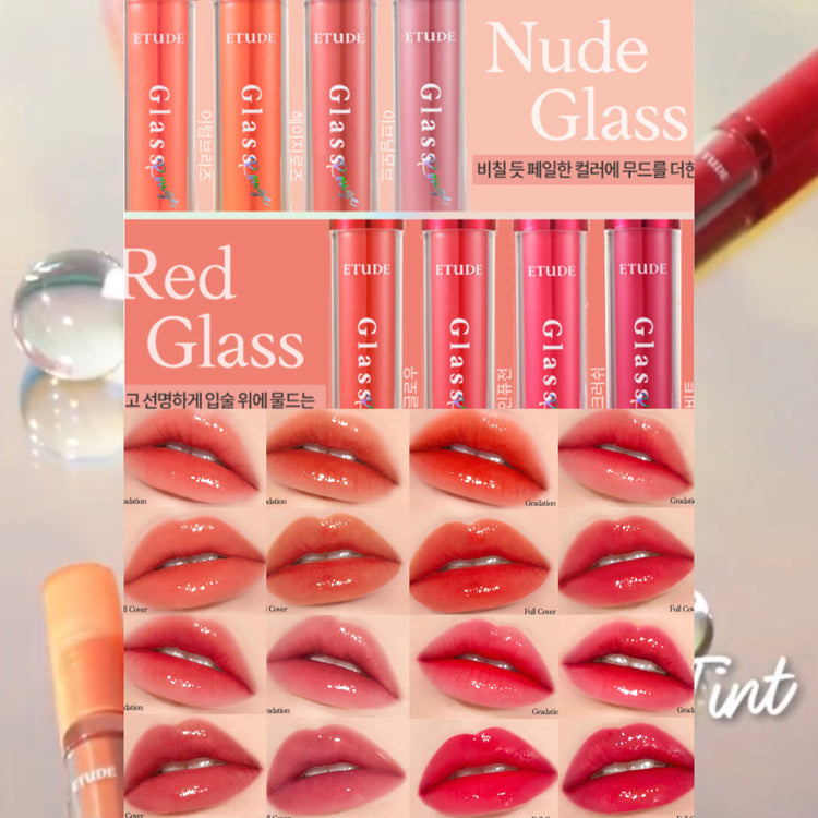 [唇釉] Etude House Glass Rouge Tint