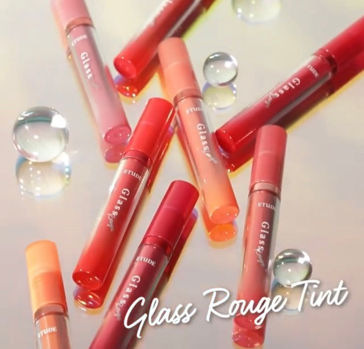 [唇釉] Etude House Glass Rouge Tint